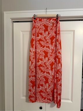 Sincerely Jules Floral Tropical Slit Maxi Skirt